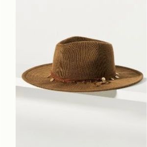 Anthropologie Women Layna Rancher Hat, Khaki Color, one size